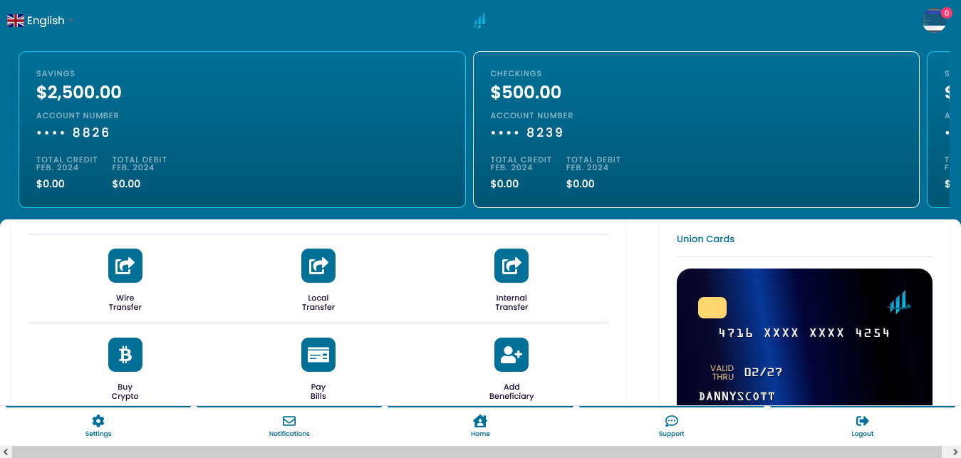8D Online Banking Script With IMF, COT , TAX, TAC Transfer Codes PHP script