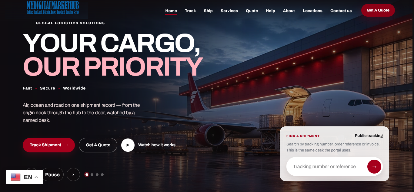 LogiTrack  Live – Real-Time Courier Tracking and  Logistics Script PHP script
