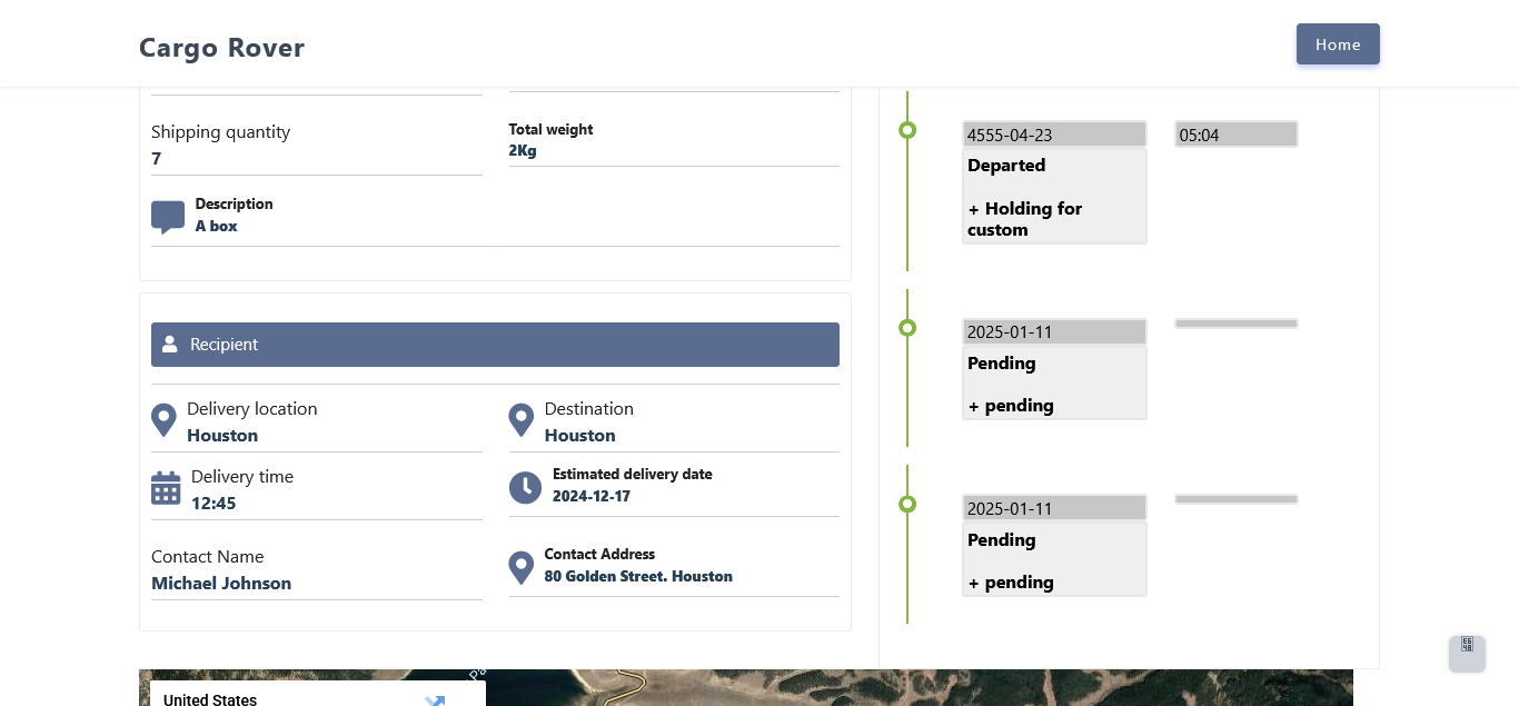Cargo Rover Simplest Courier Tracking Script